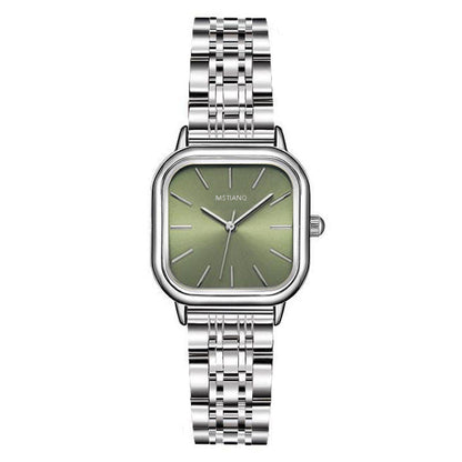 Fashionable All-match Women's Simple Steel Belt Quartz Watch touchydesign