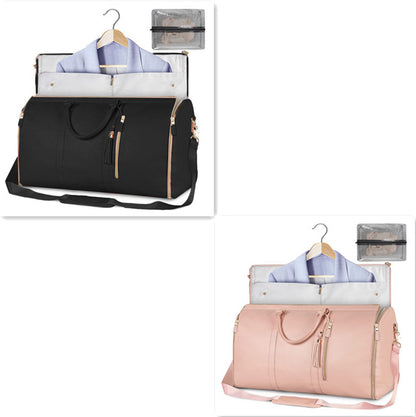 Large Capacity Travel Duffle Bag Women's Handbag Folding Suit Bag Waterproof Clothes Totes touchydesign