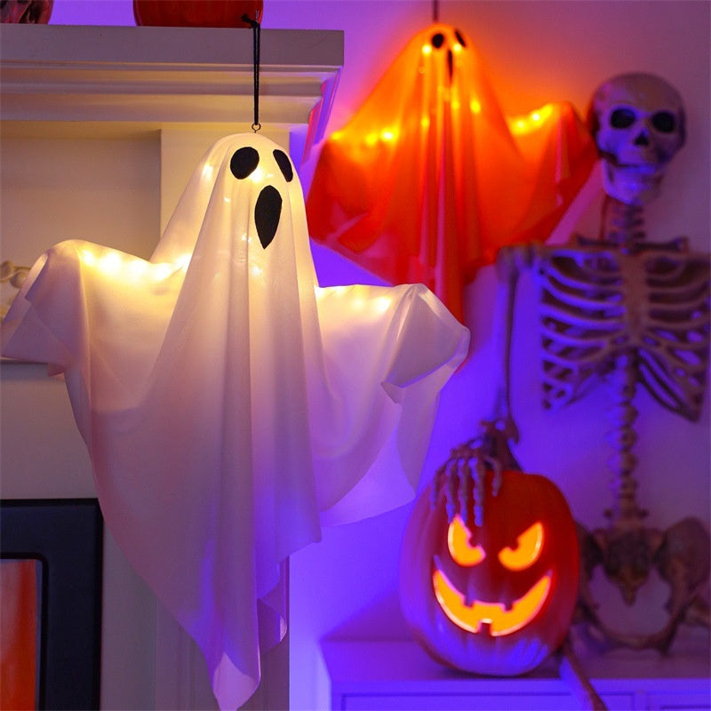 Halloween glowing scream ghost decoration props, perfect for spooky and eerie decor ideas to enhance your haunted house or yard.