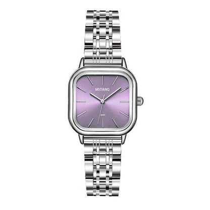 Fashionable All-match Women's Simple Steel Belt Quartz Watch touchydesign