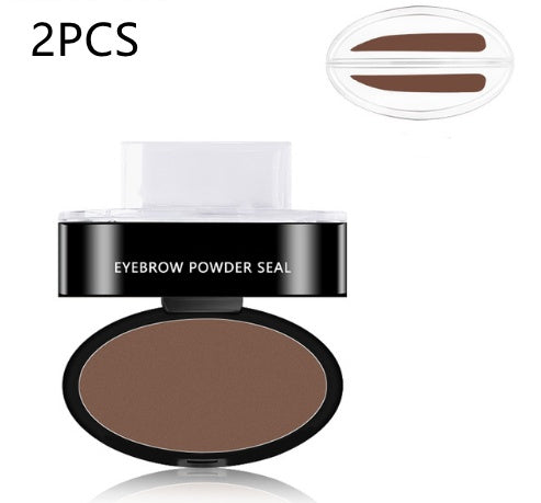 Eyebrow Powder Stamp Tint Kit - Waterproof Eyebrow Stencil & Lift Enhancer for Professional Makeup |