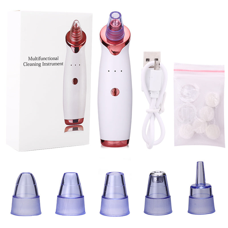 Blackhead remover vacuum suction tool for effective blackhead and pore cleaning. Helps clear skin and reduce acne with gentle suction for deep cleansing.