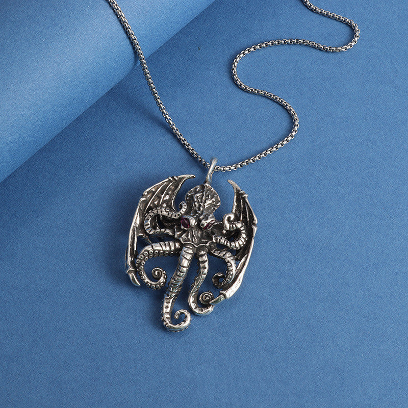 Women's Octopus Monster Punk Necklace touchydesign