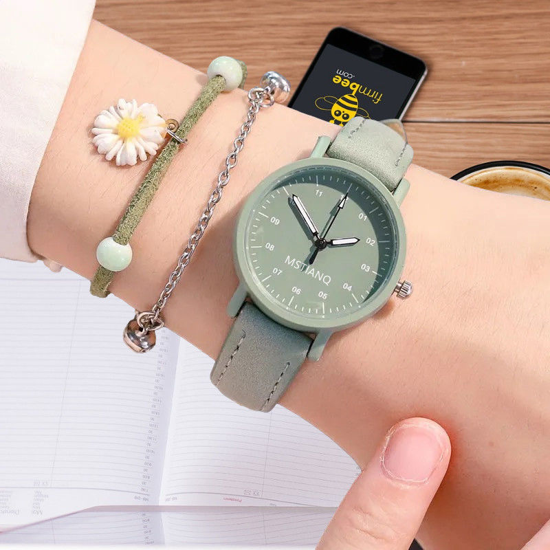 Korean Simple Temperamental Girls' Antique Mori Style Antique Watch touchydesign