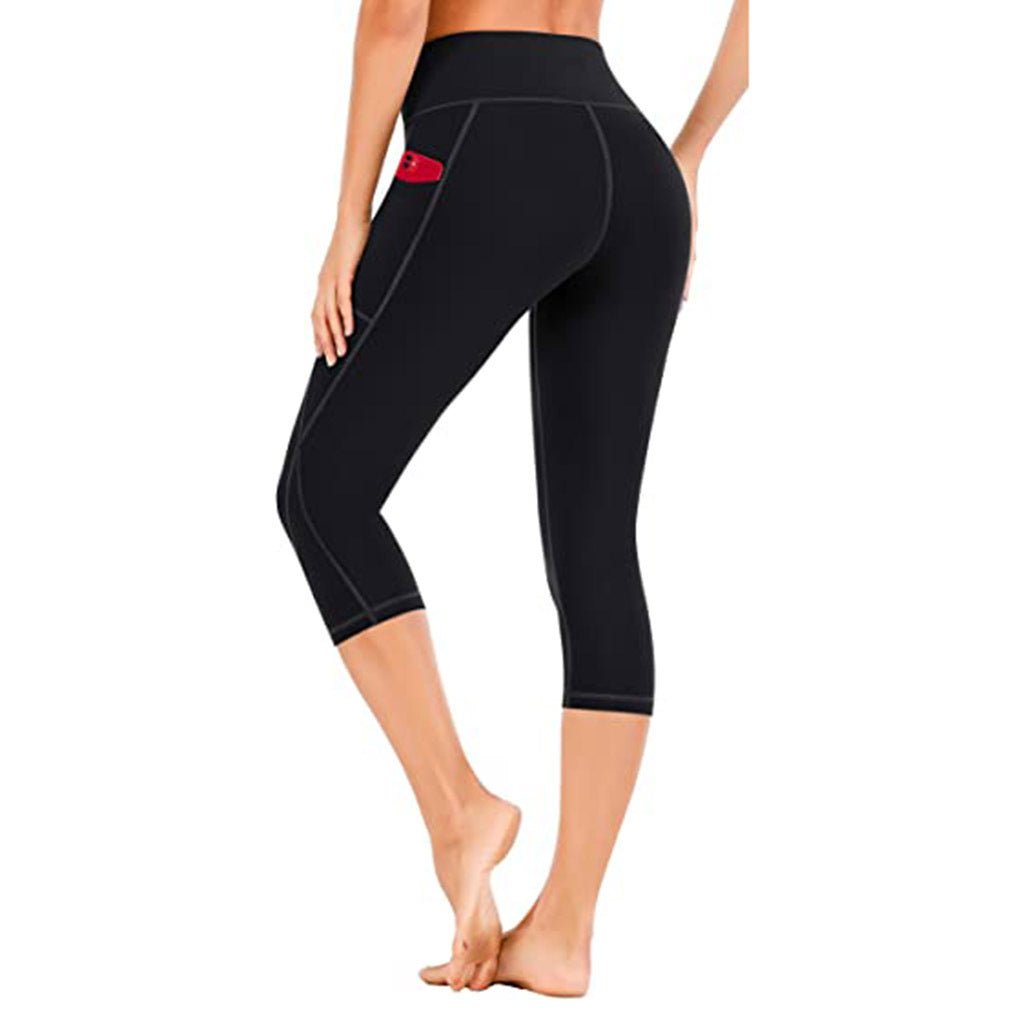 "Cropped Yoga Pants | Printed Fitness Leggings for Women | Stylish and Comfortable Workout Wear" - touchydesign