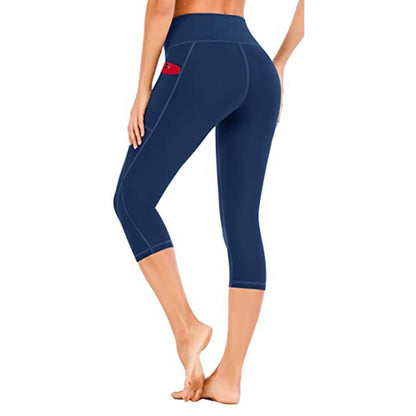 "Cropped Yoga Pants | Printed Fitness Leggings for Women | Stylish and Comfortable Workout Wear" - touchydesign