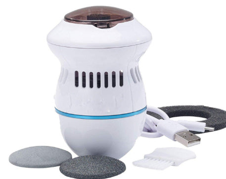 Multifunctional electric foot file grinder machine - removes dead skin and calluses for smooth, soft feet. Powerful pedicure tool for foot care.