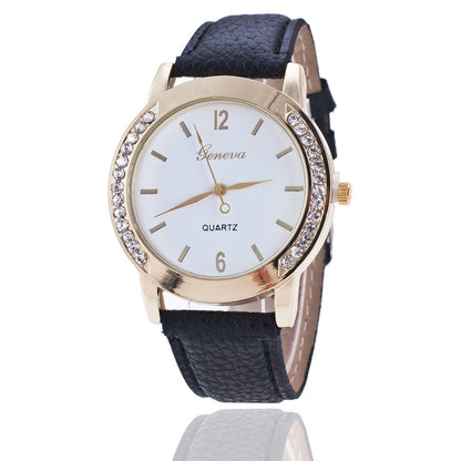 Geneva Diamond Quartz Watch Women touchydesign