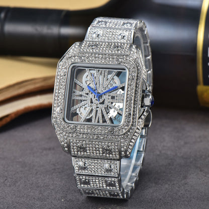 Women's Diamond Fashion Steel Strap Watch touchydesign