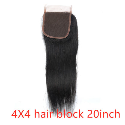 Real human hair straight wave human hair hair curtain natural color wig hair extension touchydesign