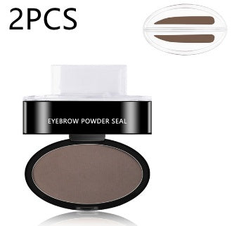 Eyebrow Powder Stamp Tint Kit - Waterproof Eyebrow Stencil & Lift Enhancer for Professional Makeup |