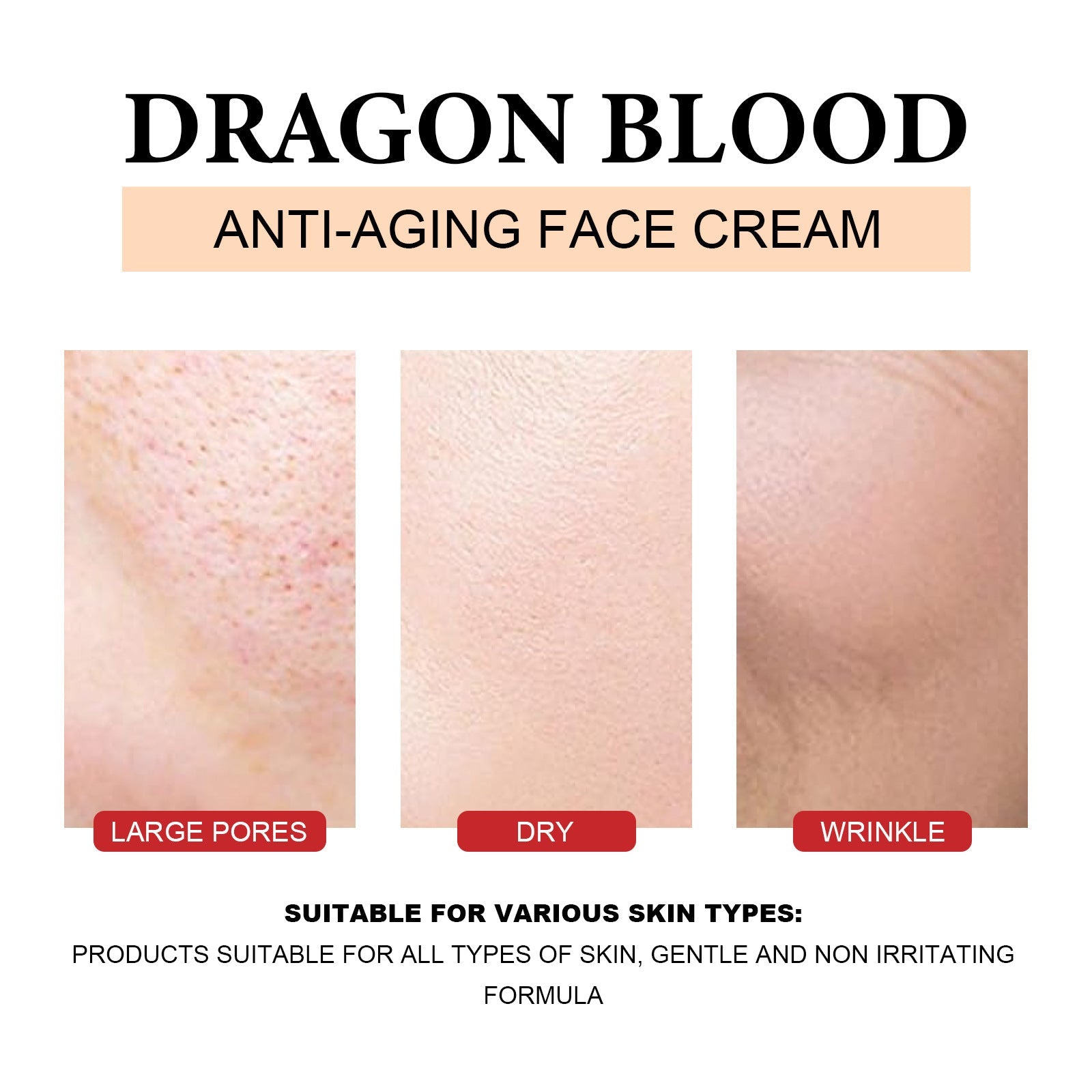 "Dragon Blood Moisturizing Facial Cream - Hydrating & Anti - Aging Formula for Smooth, Radiant Skin | - touchydesign