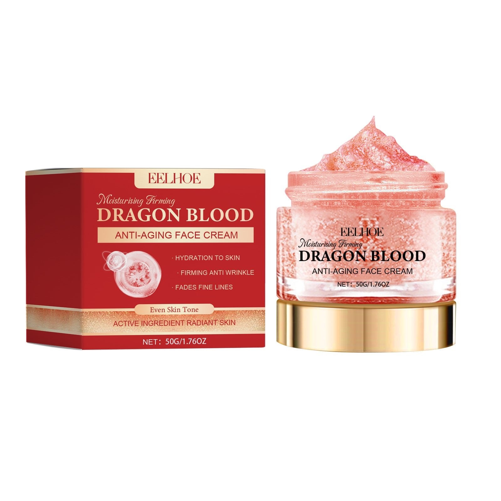 "Dragon Blood Moisturizing Facial Cream - Hydrating & Anti - Aging Formula for Smooth, Radiant Skin | - touchydesign