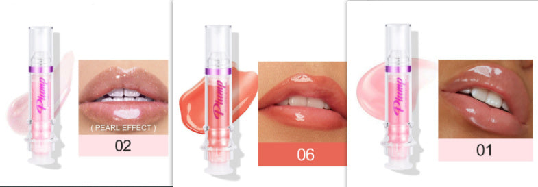 New Tube Lipstick - Rich Color, Slightly Spicy Lip Honey Gloss, Mirror Finish Liquid Lipstick |