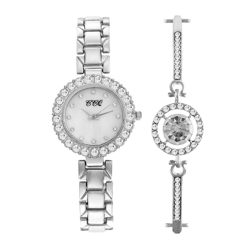 Women's Fashion Diamond Bracelet Watch Suit touchydesign