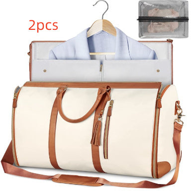 Large Capacity Travel Duffle Bag Women's Handbag Folding Suit Bag Waterproof Clothes Totes touchydesign