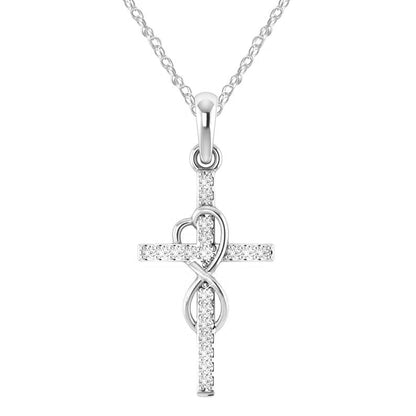 Alloy Pendant With Diamond And Eight-character Cross touchydesign