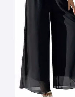 Chiffon Wide Leg Women's Loose Fashion Pants touchydesign