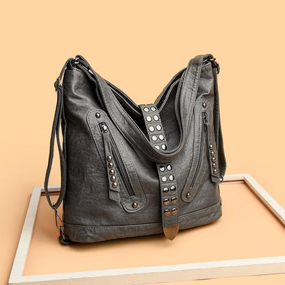 New Style Shoulder Bag for Women in PU Leather - Chic and Durable Handbag with Adjustable Strap, Perfect for Everyday Use and Fashionable Outings