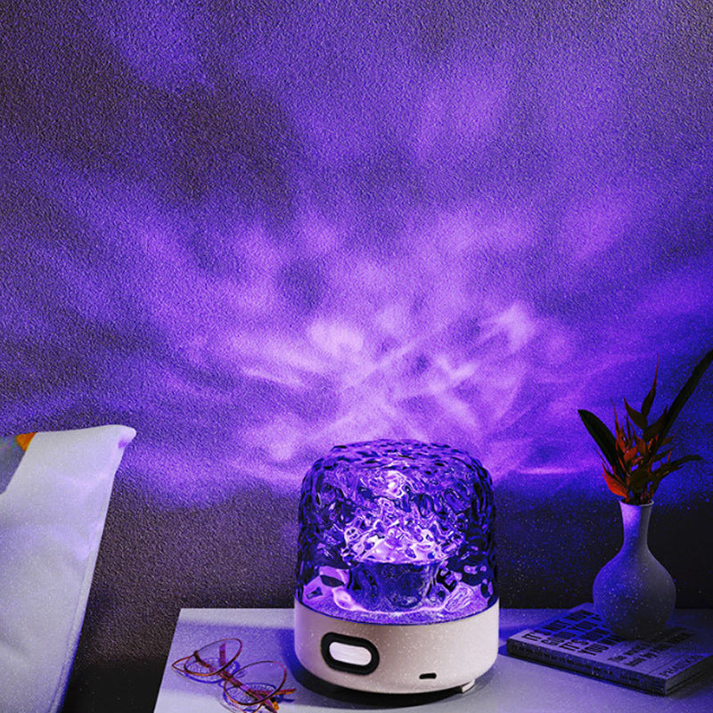 Bedroom Audio Water Ripple Ambience High-grade Starry Sky Projection Night Light