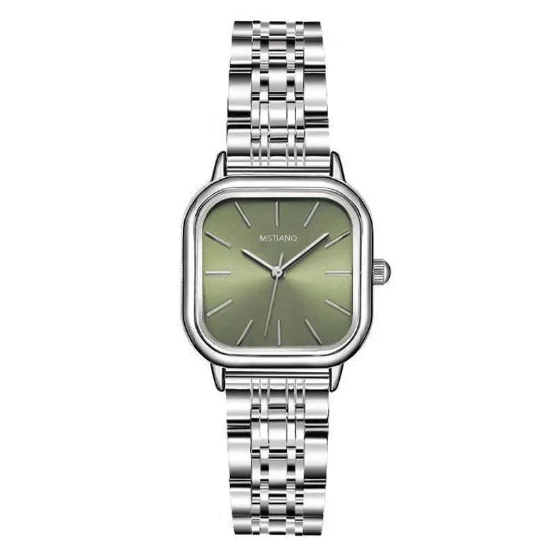 Fashionable All-match Women's Simple Steel Belt Quartz Watch touchydesign